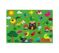 Set di tavole in feltro di flanella - Set di storie in feltro, attività educative da parete per bambini piccoli | Narrazione di animali domestici, storyboard in feltro 3D per la classificazione degli