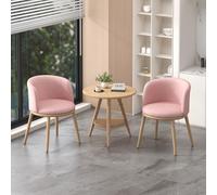 Set di Tavoli E Sedie per La Reception del caffè, Combinazione di Tavolo E Sedia da Balcone, Set di Tavoli per La Sala di Ricevimento degli Affari, Set da Scrivania per, Linen-010, 60cm