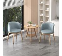 Set di tavolino da caffè e sedie, salvaspazio, per balcone e ufficio, tavolo da ricevimento, mobili rotondi per sala ricevimenti aziendali