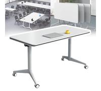 Set di tavolo da conferenza modulare per riunioni, seminari e aule, 4 pezzi, mobili da ufficio per collaborazioni ed eventi, design lungo 1,8 m