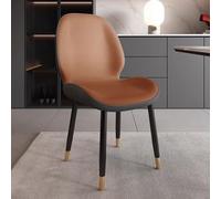 Set di tavolo da pranzo e sedie, 4 pezzi, con schienale alto e morbidi cuscini per seduta, gambe in metallo, per sala da pranzo, soggiorno o ufficio