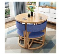Set di tavolo da pranzo per 4 persone, tavolo rotondo per sala conferenze con sedie, tavolino da caffè casual per cucina, ufficio, soggiorno