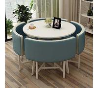 Set di tavolo da pranzo rotondo multiuso da 80 cm, per ufficio, reception, sala conferenze, soggiorno, cucina, arredamento per il tempo libero