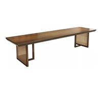 Set di tavolo da tè e sedie, design in legno massiccio, per casa e ufficio, stile semplice e lussuoso