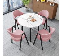 Set di tavolo e sedie salvaspazio per piccole sale conferenze, reception, bar, balcone, camera da letto, biblioteca e sale da biliardo, elegante combinazione di mobili