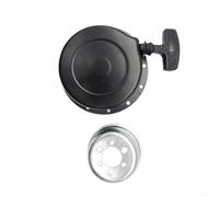 Set di tazza di avviamento e vassoio estraibile, compatibile con motori diesel L40 L48 170F 173F, parti di ricambio per riparazione tosaerba, plastica nera, confezione da 2