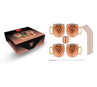 Set di Tazza Moscow Mule diamante rame