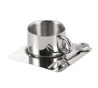 Set di Tazze da Caffè con Cucchiaio, Tovaglietta, Accessori per La Tavola, 8612 [EEK: A]