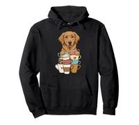 Set di Tazze da caffè e Cane Golden Retriever Felpa con Cappuccio