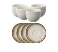 Set Di Tazze Da Caffè In Porcellana Arthur Krupp Shade Terra 8 Pezzi