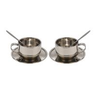 Set di Tazze Da Caffè Isolate - Tazze Da Caffè un Doppia Parete nel Acciaio9069