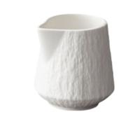 Set di tazze da latte in ceramica con motivo a roccia, brocca for la panna in porcellana bianca e nera (85 ml 130 ml), tazza for salsa trama minimalista in pietra Servizi di catering(Wit,Small)