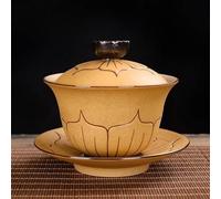 Set Di Tazze Da Tè 140ml Home Office Ciotola Da Tè Stile Cinese Fatto A Mano Con Coperchio Set Tazza In Ceramica Teiera Teaset Viaggio Set Da Tè Pomeridiano(B)