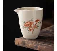 Set Di Tazze Da Tè Accessori Per Set Da Tè Fatti A Mano Tazza In Ceramica Tradizionale Cinese Cha Hai In Porcellana Con Fiori Dipinti A Set Da Tè Pomeridiano(H)