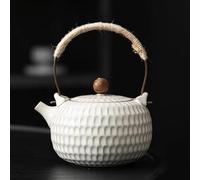 Set Di Tazze Da Tè Bollitore Per Tè Cinese Kung Fu Teaware Regalo Giapponese Ceramica Grezza Sollevamento Trave Pentola 425ml Retro Martello Grande Teiera Set Da Tè Pomeridiano