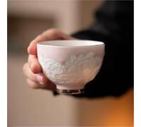 Set Di Tazze Da Tè Ciotola Tè Fatta A Mano Tazza Meditazione Personale Viaggio Portatile Set Da Coppe Master Con Fiore D'amore A Forma Di Farfalla 100 Ml Set Da Tè Pomeridiano