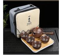 Set Di Tazze Da Tè Con Rotazione 360 Macchina Per Il Tè E Infusore Set Per La Cerimonia Del Per Teiera Per In Porcellana Gongfu Per Portatile Set Da Tè Pomeridiano(Type-T)