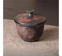 Set Di Tazze Da Tè Kung Fu Set Tè Ciotola Da Tazza Macchina Per Il Cerimonia Del Zuppiera Jianshui Ceramica Viola Drago Fatto Mano Per La Casa Set Da Tè Pomeridiano(Type-A)