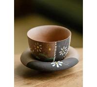 Set Di Tazze Da Tè Old Rock Fango Tazza Piattino Set Ospite Speciale Ciotola Sottobicchiere Da Tè Puro Crisantemo Curio Dipinto A Mano Nail Art 35ml Set Da Tè Pomeridiano