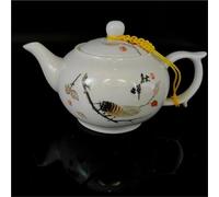 Set Di Tazze Da Tè Per Il Tè Oolong Puer Con Fiori Di Gelsomino Verde, Teiera Infusore In Porcellana Argilla Te Guan Yin Jingdezhen Filtro Set Da Tè Pomeridiano