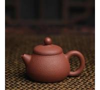 Set Di Tazze Da Tè Pompelmo Salute Pentola Per Tè Oolong Cerimonia Set Zhu Ni Buccia D'arancia Master Fatto A Mano Forma Bollitore Teiera Piatta Set Da Tè Pomeridiano(A)