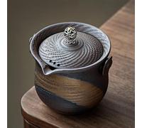 Set Di Tazze Da Tè Ritorno Lavoro Doratura Comodo Set Tazze Tè Kung Fu Zuppiera Antica Con Filastrocca Piccola Teiera Per Preparazione Set Da Tè Pomeridiano(A)