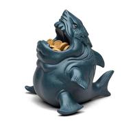 Set Di Tazze Da Tè Scultura Fatta A Mano Set Da Tè Cinese Decorazione Yixing In Argilla Viola Pet Monete D'oro Fortunate Statua Di Squali Set Da Tè Pomeridiano