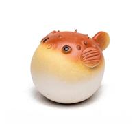 Set Di Tazze Da Tè Set Da Tè Cinese Decori Arte Yixing In Argilla Viola Animali Domestici Scultura Fatta A Mano Di Pesce Palla Set Da Tè Pomeridiano(A - 5.8x4.3cm)