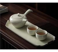 Set Di Tazze Da Tè Set Da Tè Cinese Forniture Decorazione In Frassino Vegetale Retrò Cerimonia Del Creativo Di Teiera E Tazza Vassoio Set Da Tè Pomeridiano