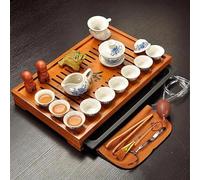 Set Di Tazze Da Tè Set da tè Kung Fu in argilla viola, bicchieri, tazza, zuppiera, infusore, cerimonia del cinese con Set Da Tè Pomeridiano(G)