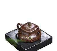 Set Di Tazze Da Tè Set Da Tè Kung Fu Teiera, Collezione Di Vasi Argilla Viola Fatti A Mano 260 Ml, Quadrato Fango In Pelle Qiankun Set Da Tè Pomeridiano