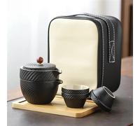 Set Di Tazze Da Tè Set Kung Fu Viaggio Portatile Tè Ceramica Per Esterni Per Casa Teiera Tazze Strumenti Per Preparazione Stoviglie Accessori Set Da Tè Pomeridiano(B)