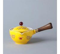 Set Di Tazze Da Tè Set Per Cerimonia Tè Kung Fu Rotante Cinese Automatico Rende Teiera Ceramica Domestica Portatile Viaggio Set Da Tè Pomeridiano(N)