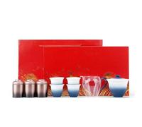 Set Di Tazze Da Tè Set Tè Kung Fu Minimalista Ceramica Nera Creativa Con Lattina Cinese Colori Multipli Tra Cui Scegliere Regali Aziendali Set Da Tè Pomeridiano(Blue)