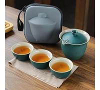 Set Di Tazze Da Tè Set Tè Viaggio Strumento Portatile Per Preparare Campeggio Aperto Stoviglie Kung Fu Singolo Miglior Regalo Per Gli Amanti Cultura Set Da Tè Pomeridiano(B)