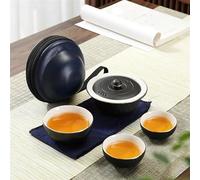 Set Di Tazze Da Tè Spazio Pianeta Forma Kung Fu Set Tè Portatile Viaggio Teiera Tazza Infusore Accessori Per Regalo Set Da Tè Pomeridiano(Black)
