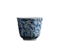 Set Di Tazze Da Tè Tè Cinese Per La Casa Cha Forniture Ornamenti 2 Pz/set 30ml Antico Blu E Bianco Tazza Da Fatta A Mano Fragranza Master Cup Set Da Tè Pomeridiano