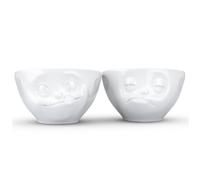 Set Di Tazze E Ciotole Per TV 2 Pezzi Deliziose E Sbadigli 0,20 L