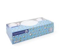 Set di Tazze e Piatti Luminarc 00106 [4 pcs] Bianco Vetro 280 ml [4 Pezzi]