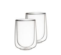 Set Di Tazze Latte Macchiato Artesano Per Bevande Calde E Fredde 2 Pezzi 0,36 L