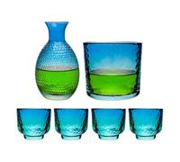 Set di tazze per sakè, barattolo in resistente al calore, set di tazze per sakè freddo per servire, per ristorante, campeggio, sala da pranzo, casa, bar, feste, whisky, liquore, vodka, birra
