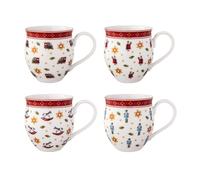 Set Di Tazze Villeroy & Boch Toy's Delight 4 Pezzi 0,39 L Natale