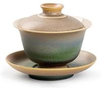 Set di tè Gaiwan, Zuppiera da tè in ceramica cinese da 130 ml, set da tè for la casa, set da tè, stoviglie