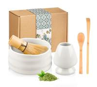 Set Di Tè Matcha, 5 Pezzi Set Di Fruste Per Matcha Ciotola, Matcha Kit, Set da Tè Matcha, Set di Matcha Completo, Accessorio per Cerimonia del Matcha, Matcha Set per Matcha Cerimonia