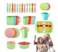 Set di tè per feste dei bambini, set di cucina interattivo ed educativo per simulazione - gioco di simulazione di cucina - per ragazze e bambini, compleanno, Capodanno, vacanze e feste