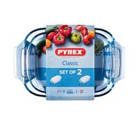 Set di Teglie da Forno Pyrex Classic Trasparente Vetro [2 Unità]