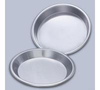 Set di teglie per pizza in lega di alluminio con padelle rotonde profonde e poco profonde, progettate per una distribuzione uniforme del calore e una sicurezza del forno di lunga durata (30,5 cm)