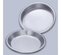 Set di teglie rotonde per pizza da 12 a 30 cm, in alluminio anodizzato, con design profondo e poco profondo per una cottura uniforme (28 cm)