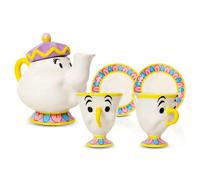 Set Di Teiera Mrs. Potts Di Disney Con 2 Tazze Chip E Piattini