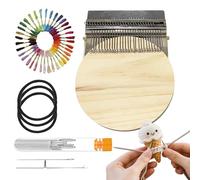 Set di telai per Maglieria e Tessitura, Leggero Portatile con Ganci, Kit Creativo per Cucito e Riparazione del Filo | Sartoria, Ricamo hobbista, indispensabile per la Mamma Designer